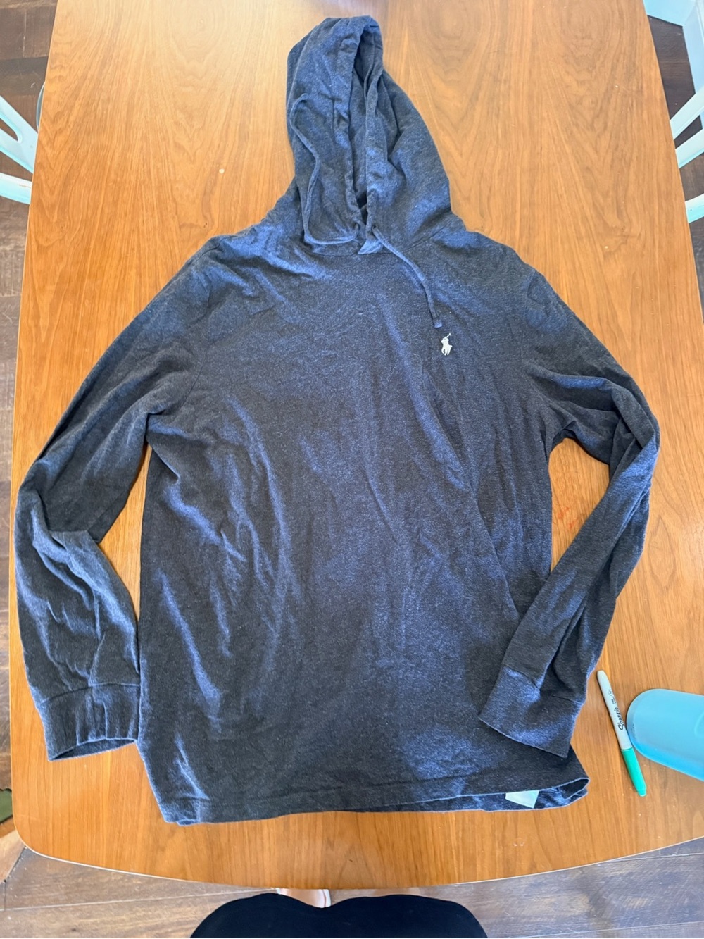 Polo by Ralph Lauren Dark grey Hooded Long-Sleeve Pullover